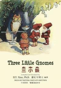 bokomslag Three Little Gnomes (Traditional Chinese): 04 Hanyu Pinyin Paperback Color