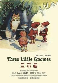 bokomslag Three Little Gnomes (Traditional Chinese): 09 Hanyu Pinyin with IPA Paperback Color