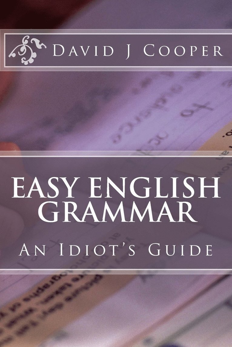 David J Cooper, David J. Cooper - Easy English Grammar, Häftad