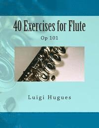bokomslag 40 Exercises for Flute: Op 101