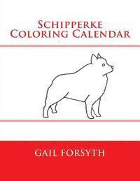 Schipperke Coloring Calendar 1