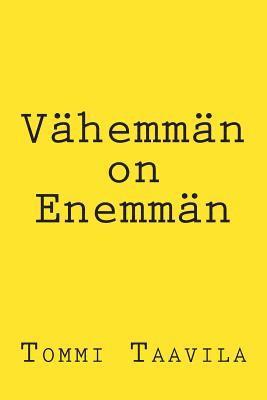 bokomslag Vähemmän on Enemmän