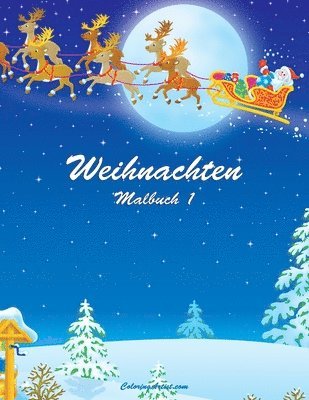 bokomslag Weihnachten Malbuch 1