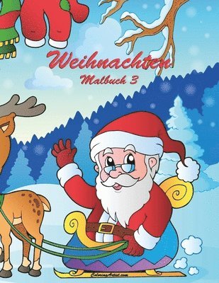 bokomslag Weihnachten Malbuch 3