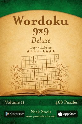 bokomslag Wordoku 9x9 Deluxe - Easy to Extreme - Volume 11 - 468 Logic Puzzles