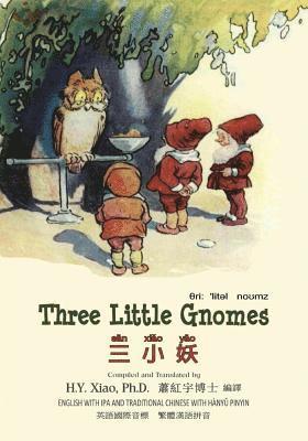 bokomslag Three Little Gnomes (Traditional Chinese): 09 Hanyu Pinyin with IPA Paperback B&w