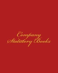 bokomslag Company Statutory Books