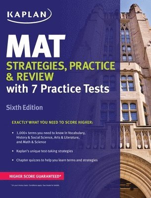 bokomslag MAT Strategies, Practice & Review
