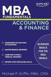 bokomslag MBA Fundamentals Accounting and Finance