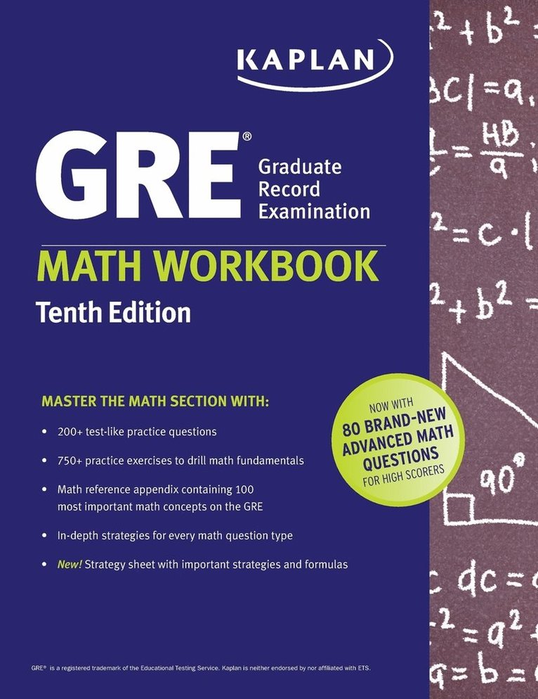 Kaplan, Kaplan, - GRE Math Workbook, Häftad