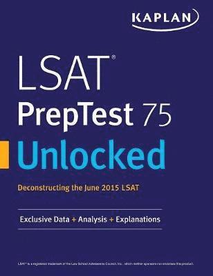 bokomslag LSAT PrepTest 75 Unlocked