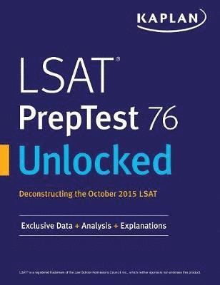 bokomslag LSAT PrepTest 76 Unlocked