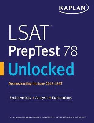 bokomslag LSAT PrepTest 78 Unlocked