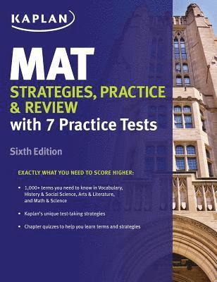 MAT Strategies, Practice & Review 1