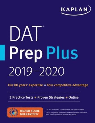 bokomslag DAT Prep Plus 2019-2020