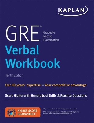 Kaplan Test Prep - GRE Verbal Workbook, Häftad