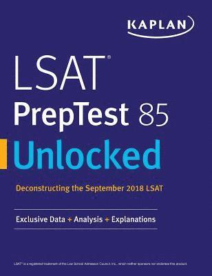bokomslag LSAT PrepTest 85 Unlocked