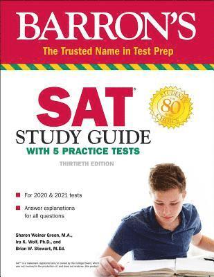 bokomslag Barron's SAT Study Guide with 5 Practice Tests