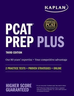 Kaplan Test Prep - PCAT Prep Plus, Häftad