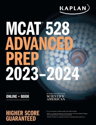 Kaplan Test Prep - MCAT 528 Advanced Prep 2023-2024, Häftad