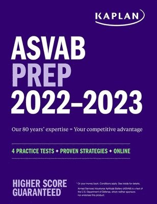 ASVAB Prep 2022-2023: 4 Practice Tests + Proven Strategies + Online 1