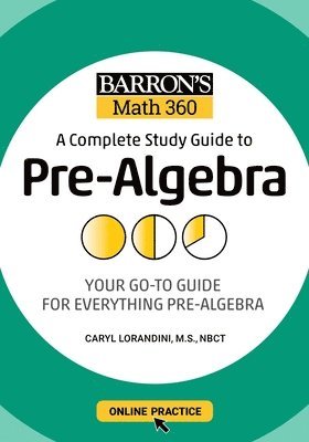 bokomslag Barron's Math 360: A Complete Study Guide to Pre-Algebra with Online Practice