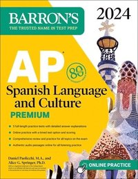 bokomslag AP Spanish Language and Culture Premium, 2024: 5 Practice Tests + Comprehensive Review + Online Practice