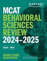 bokomslag MCAT Behavioral Sciences Review 2024-2025: Online + Book
