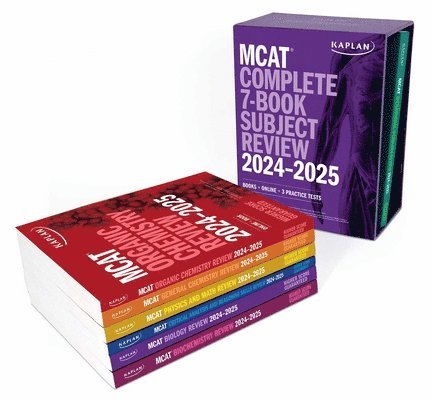 MCAT Complete 7-Book Subject Review 2024-2025, Set Includes Books, Online Prep, 3 Practice Tests 1
