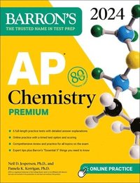 bokomslag AP Chemistry Premium, 2024: 6 Practice Tests + Comprehensive Review + Online Practice