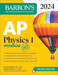 bokomslag AP Physics 1 Premium, 2024: 4 Practice Tests + Comprehensive Review + Online Practice