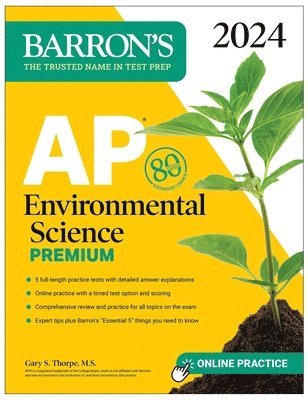 bokomslag AP Environmental Science Premium, 2024: 5 Practice Tests + Comprehensive Review + Online Practice