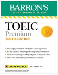 bokomslag TOEIC Premium: 6 Practice Tests + Online Audio, Tenth Edition