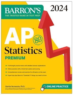 AP Statistics Premium, 2024: 9 Practice Tests + Comprehensive Review + Online Practice 1