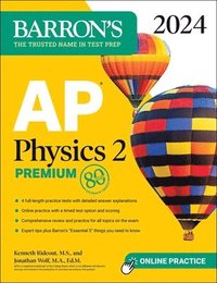 bokomslag AP Physics 2 Premium, 2024: 4 Practice Tests + Comprehensive Review + Online Practice