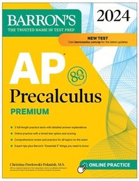 bokomslag AP Precalculus Premium, 2024: 3 Practice Tests + Comprehensive Review + Online Practice