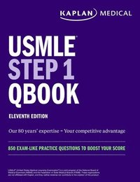bokomslag USMLE Step 1 Qbook, Eleventh Edition: 850 Exam-Like Practice Questions to Boost Your Score