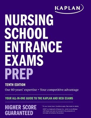 bokomslag Kaplan Nursing School Entrance Exams Prep