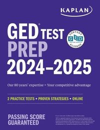 bokomslag GED Test Prep 2024-2025: Includes a Diagnostic Pretest, 2 Full Length Practice Tests, 1000+ Practice Questions, and 40+ Online Videos