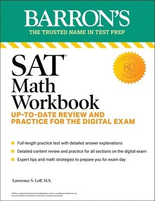 SAT Math Workbook: Up-to-Date Practice for the Digital Exam 1