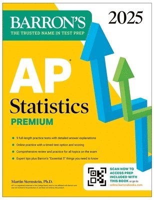 AP Statistics Premium, 2025: Prep Book with 9 Practice Tests + Comprehensive Review + Online Practice 1