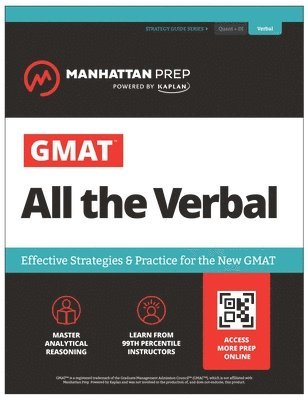 bokomslag GMAT All the Verbal: Effective Strategies & Practice for the new GMAT + Atlas online