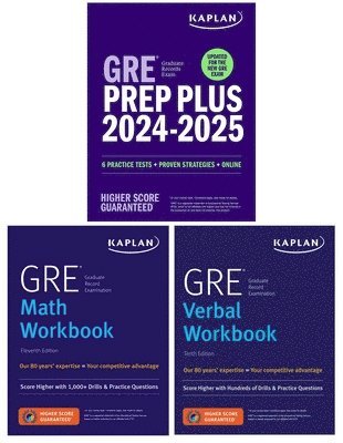 GRE Complete 2024-2025 - Updated for the New GRE: 3-Book Set Includes 6 Practice Tests + Live Class Sessions + 2500 Practice Questions 1