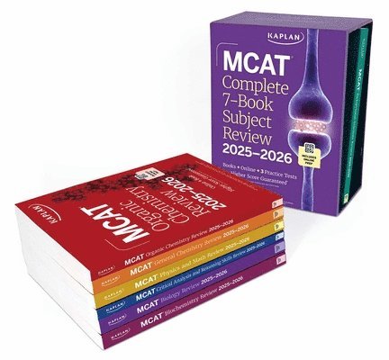 MCAT Complete 7-Book Subject Review 2025-2026, Set Includes Books, Online Prep, 3 Practice Tests 1