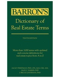 bokomslag Dictionary of Real Estate Terms, Tenth Edition