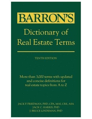 bokomslag Dictionary of Real Estate Terms, Tenth Edition