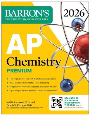 bokomslag AP Chemistry Premium, 2026: Prep Book with 6 Practice Tests + Comprehensive Review + Online Practice