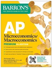 bokomslag AP Microeconomics/Macroeconomics Premium, Eighth Edition: Prep Book with 4 Practice Tests + Comprehensive Review + Online Practice