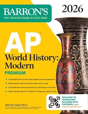 AP World History: Modern Premium, 2026: Prep Book With 5 Practice Tests + Comprehensive Review + Online Practice 1