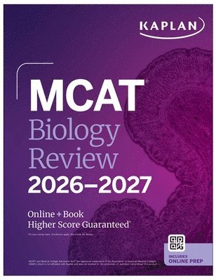 bokomslag MCAT Biology Review 2026-2027